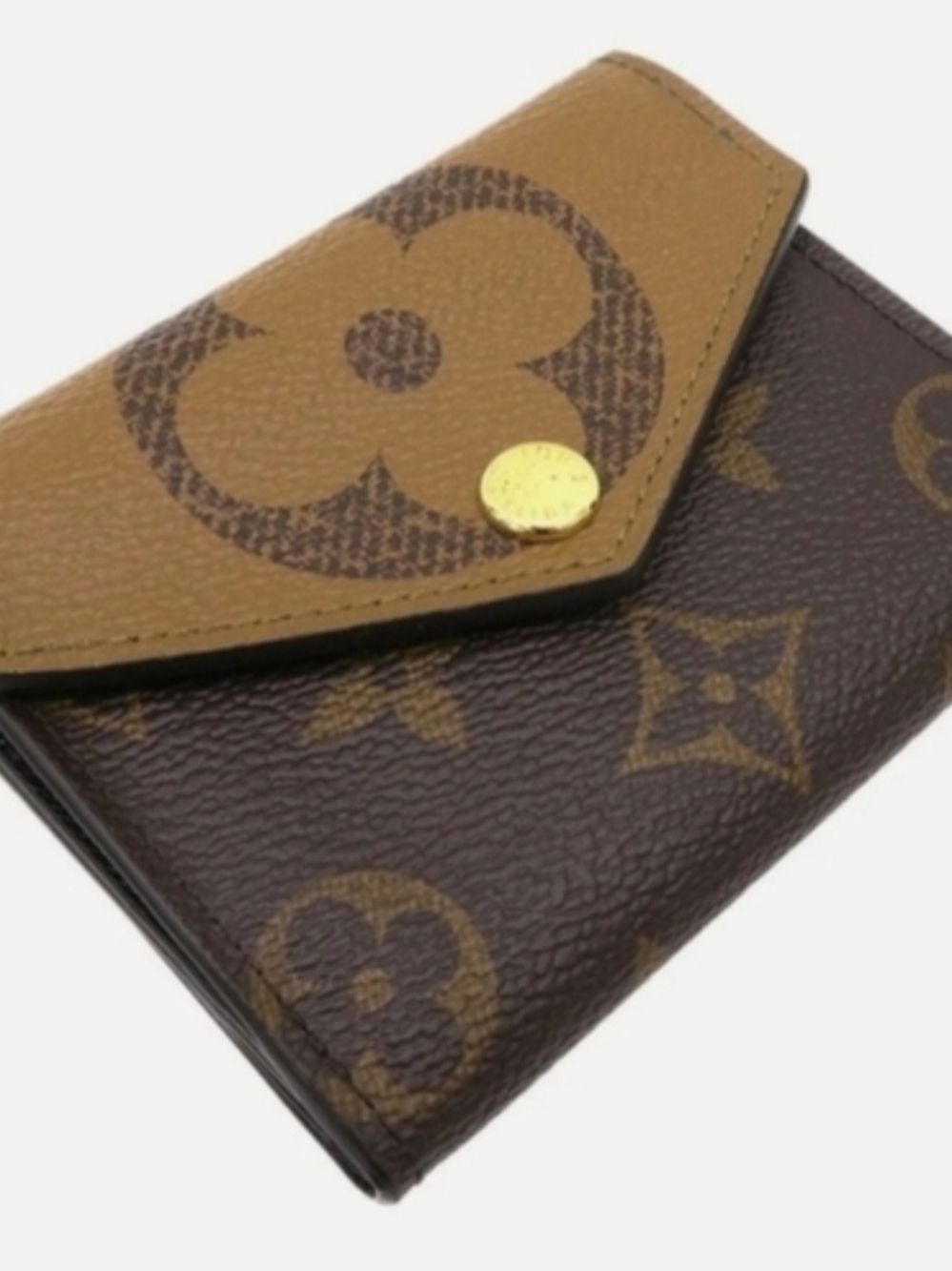 Louis Vuitton Two-Tone Brown Monogram Card Holder
